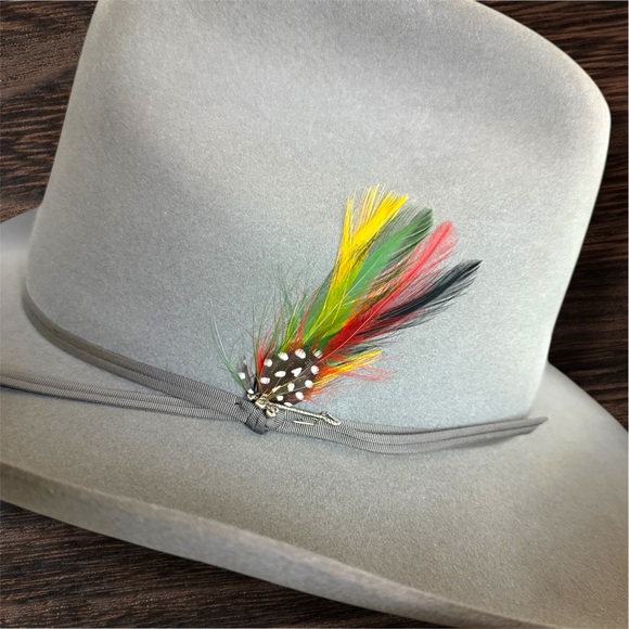 Vintage Stetson Beaver 4X Dark Grey Cowboy Hat - Picture 4 of 11